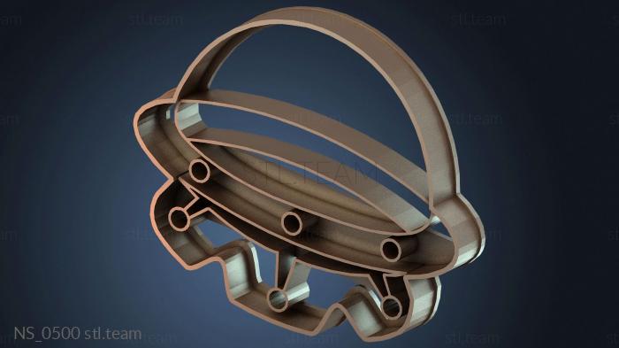 Нестандарт Astronaut Cookie Cutters UFO