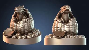3D model Baby Dragon Hatching Radiant (STL)