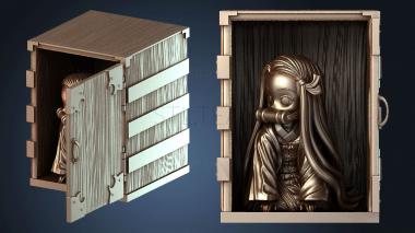 3D model Baby Nezuko Blue Spray Lively (STL)