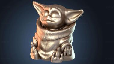 3D модель Малыш Йода Легко (STL)