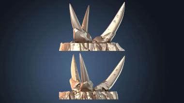 3D модель Вариант с подарками спонсора: камни пустынных орков (STL)