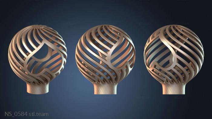 Нестандарт Bauble and Xmas Heart Spiral Bauble