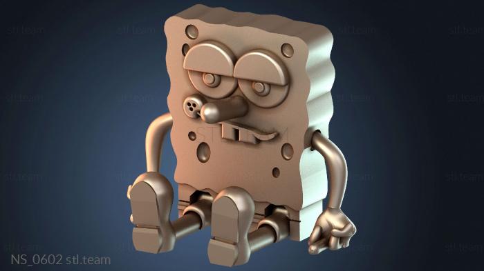 Нестандарт Bed Slinger Articulated Sponge Bob