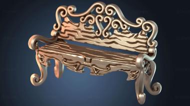 3D model Bench Greenhouse (STL)