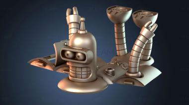 3D модель Бендер Робот BD (STL)