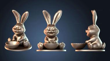 3D модель Пасхальный кролик Бенни Фердс Фокс (STL)