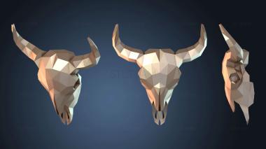 3D модель Череп бизона (STL)