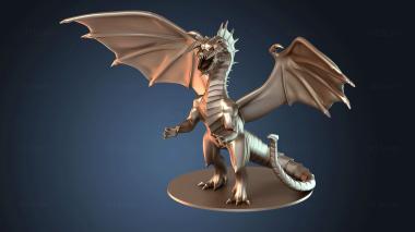 3D model Black Dragon Adult (STL)