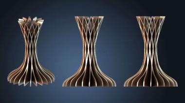 3D модель Цветущая рамка маленькая (STL)