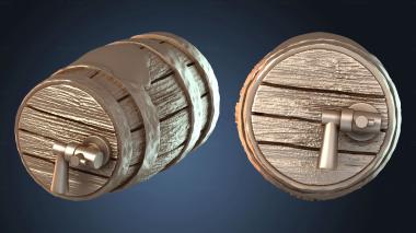 3D model Boar Beer Mount Barrel (STL)