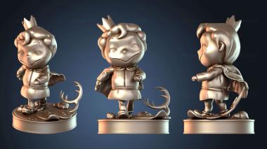 3D model Bojji Ranking Kings Walking Osama Rankingu (STL)