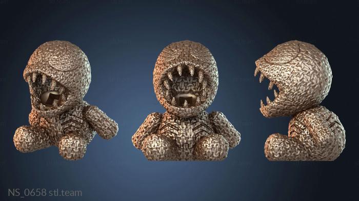 Bomb Omb and Venom Crochet Puppet