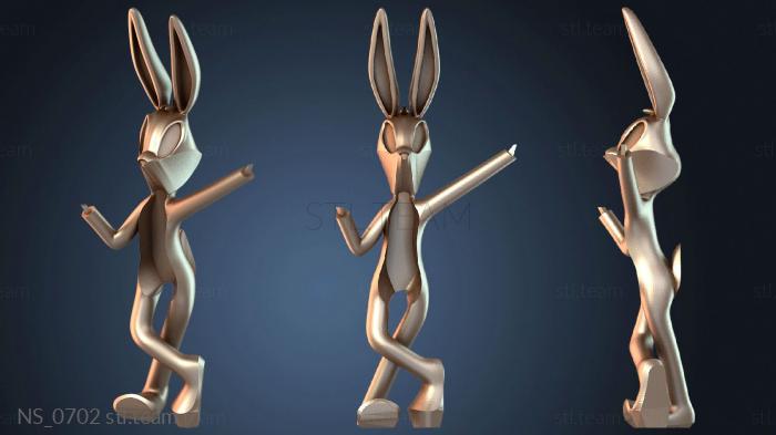 Нестандарт Bugs Bunny Standing Grey S