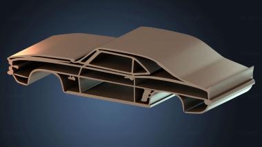 3D model Car Silhouette Chevrolet Camaro (STL)