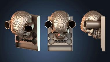 3D модель Подставка для вейпа «Кельтский череп» (STL)