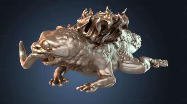 3D модель Глава Пламенная Саламандра Б (STL)