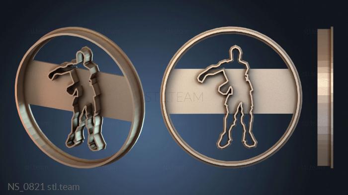 Нестандарт Cookie Cutter Cortantes Fortnite Bailando