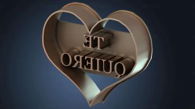 3D model Corazon Tequiero (STL)