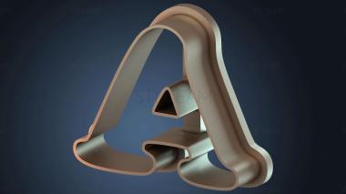 3D model Cortante letras cooper black Artistic (STL)