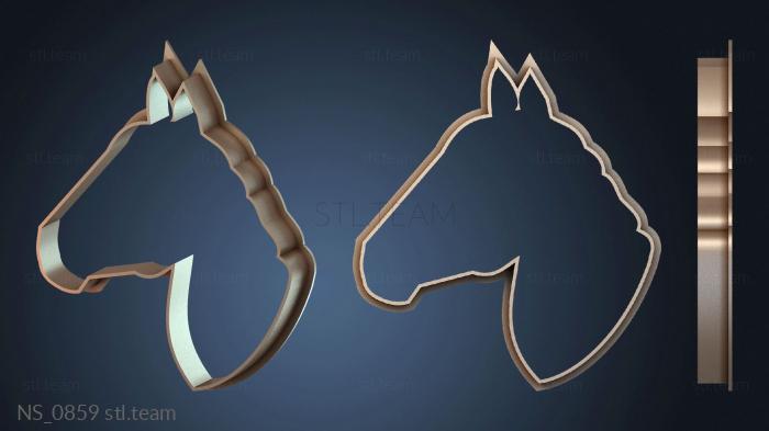 Нестандарт Cortante marcador caballo