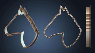 3D model Cortante marcador caballo (STL)