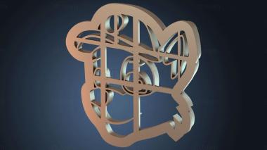 3D model Cortantes patrol rocky (STL)