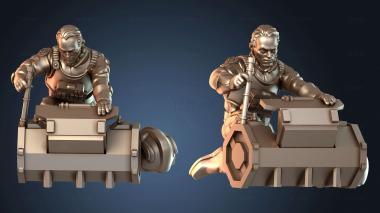 3D model Crashed Star Fighter pilot ective (STL)