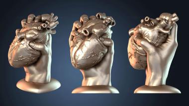 3D модель Раздавленное Валентиновское сердце (STL)