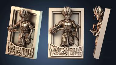 3D model Cuadro gohan samurai (STL)