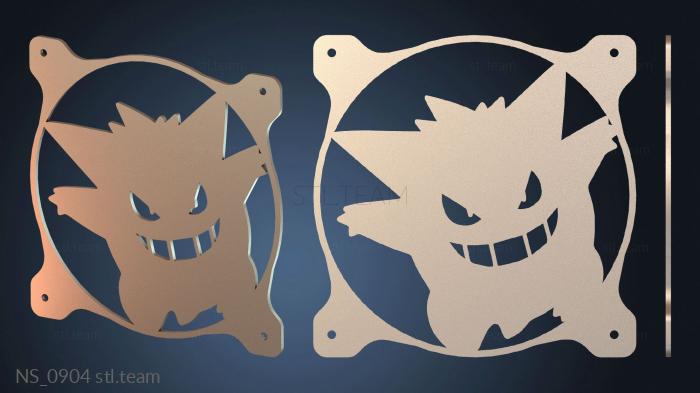 Нестандарт Cubierta ventilador Ventiladores Gengar