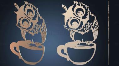 3D model Curious Owlet (STL)