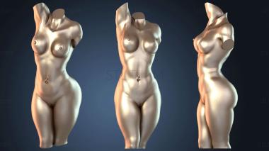 3D модель Фигуристая девушка (STL)