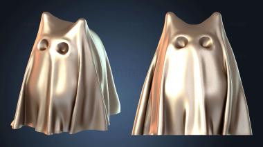 3D model Cute Cat Ghost (STL)