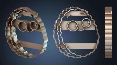 3D model Cutters wall nut (STL)