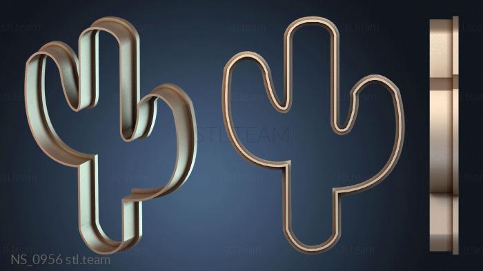 Нестандарт Dcookiecutter Cactus Cortante Galletas CactusCM