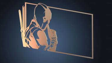 3D модель Дэдпул: Тишина (STL)