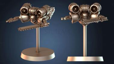 3D model Death From Above Assault Marine EDWPC Flying (STL)