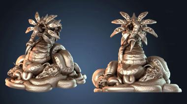 3D model Deepest Dark Mind Worm (STL)