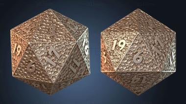 3D model Dice E (Ethereal) (STL)