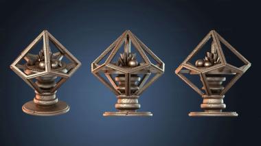 3D model Dice Mausoleum (STL)