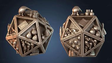 3D модель Полки и стол для игральных костей (STL)