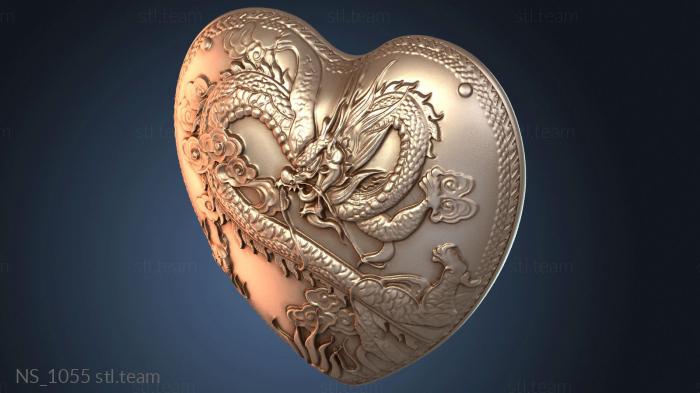 Нестандарт Dragon Valentines Heart Box