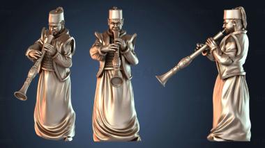 3D модель Восточный музыкант (STL)