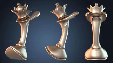 3D model Echec Chess (Board X Variant) (STL)