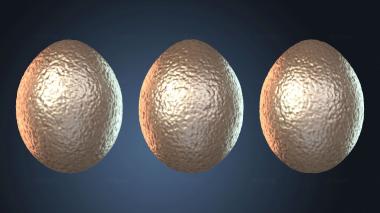 3D model Egg – Bumpy (STL)