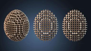3D model Egg – Lattice (STL)