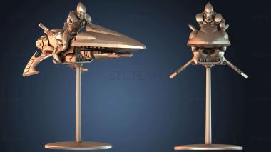 3D model Epic Space Elf Jetbike – Windraider Motojet (STL)