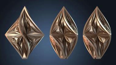 3D model Faceted ornament (STL)