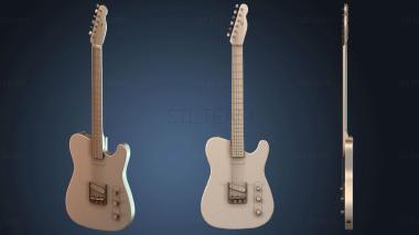 3D model Fender telecaster electric guitar (STL)