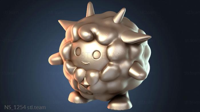 Нестандарт Figurines lamball multicolored dark brown